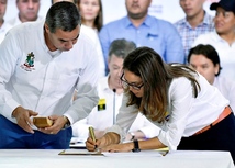 Gina Parody y Gobernador de Caquetá pactaron inversión por $98.777 millones de pesos para mejoramiento de la educación