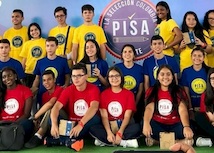 Estudiantes participantes de la Selección Colombia Pisa Fuerte