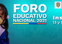 Banner del Foro educativo nacional