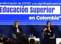 Panelistas en encuentro internacional la educación superior y la transformación del ICETEX