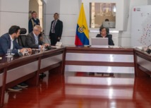 Ministra Aurora Vergara Figueroa y presidente Petro