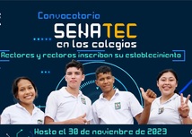 Banner concurso SENATEC en los colegios